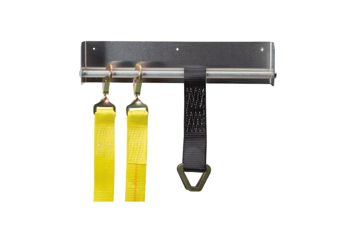 Multiple Ratchet Strap Hanger Rack